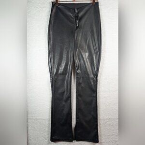 NWT H&amp;M Black Faux Leather Pants